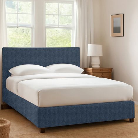 Letto Singolo Ilford, Sfoderabile, Contenitore Made in Italy, blu (1/4)
