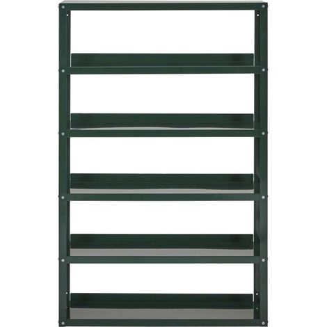 House Doctor - Shelving unit, HDUse - Dark Green - l: 80 cm, h: 128 cm, d: 22 cm