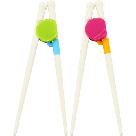 Confezione da 2 bacchette da esercitazione, per bambini e adulti, per imparare a usarle. (1/5)