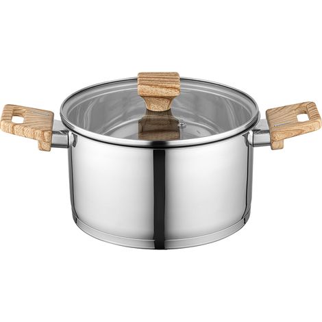 Adaptador para olla de acero inoxidable de 24 cm y 5,6 L con cierre hermético. (1/4)