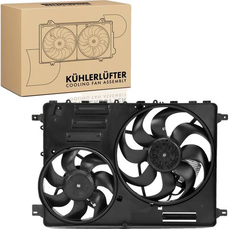 Ventilador de refrigeración del motor, diámetro 380,5 mm, tensión 12 V, potencia nominal 688 W, número de aspas 7, contactos del conector 3 (1/5)