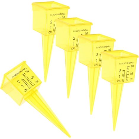 5stücke Präziser Regenmesser Für Außenbereich Großes Display