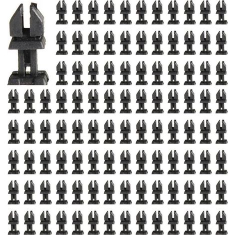 Adatto per 200 pezzi/set di clip in plastica per pannelli porta e clip di fissaggio per carrozzeria, compatibile con W124 R129