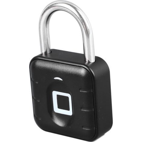 Cadenas à empreinte digitale compatible avec l'application TUYA, déverrouillage Bluetooth, identification rapide, étanchéité IP67, pour casier, chambre d'étudiant, armoire ou tiroir (1/5)