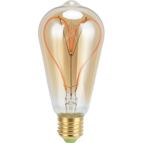 Bulb Vintage E27 4W, high transmission, Filament in spiral Flexible, brightness adjustable, LED hot 220V (1/5)