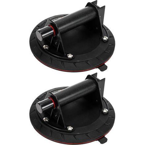SWANEW 2x sollevatore di vetro a vuoto supporto ventosa piastrelle sollevatore di vetro max.120KG (1/5)