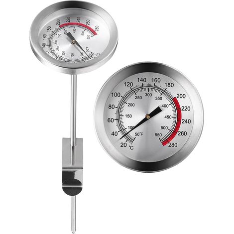 PLAFOPE Thermomètre Acier Inoxydable pour Cuisson Barbecue (1/5)