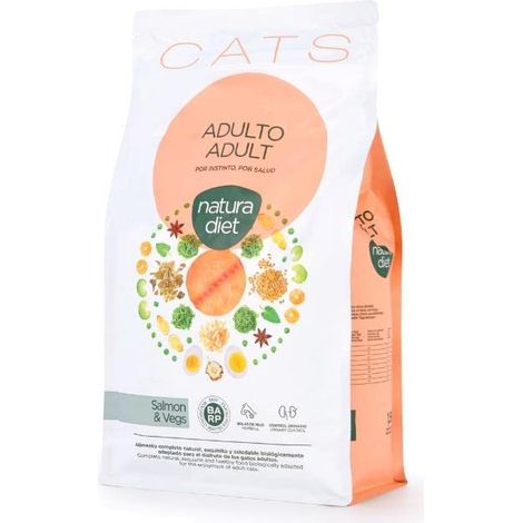 NATURA DIET CAT Saumon stérilisé 3 kg