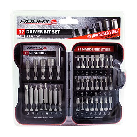 TIMCO Mixed S2 Driver Bit Set - 37pc