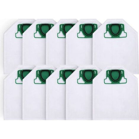10er-Pack Staubsaugerbeutel für Vorwerk Kobold VK200 FP200 – 5 Lagen Mikrofleece – Maximale Filtration für Allergiker (1/3)