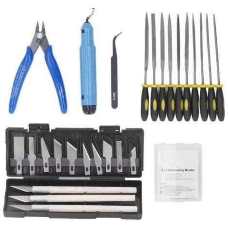 outil d'impression 3D Kit d'outils d'imprimante 3D modèle couteau à découper ensemble d'outils de fichier de coupe pour le