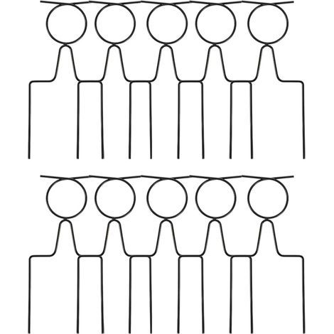 Piquets de guidage directionnel pour tuyau, 10 pièces, pointe (1/2)