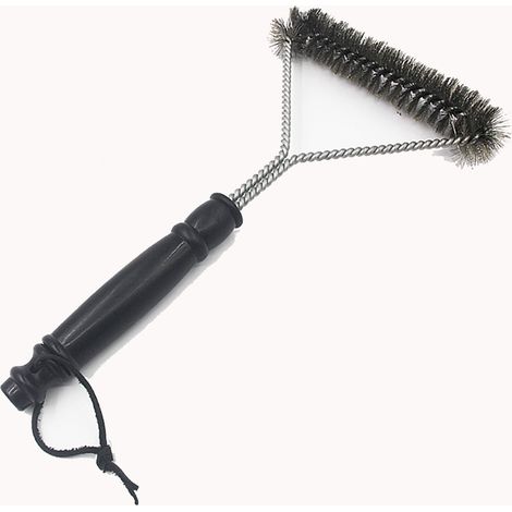 BBQ Grilling Brush-Traditional Handle PE Bag+PVC Shell Packaging