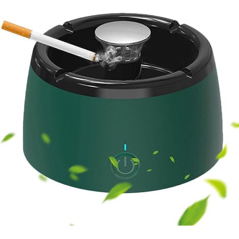 Cendrier portable sans fumée Purificateur d'air multifonctionnel à ions négatifs avec filtre Rechargeable par USB (1/4)