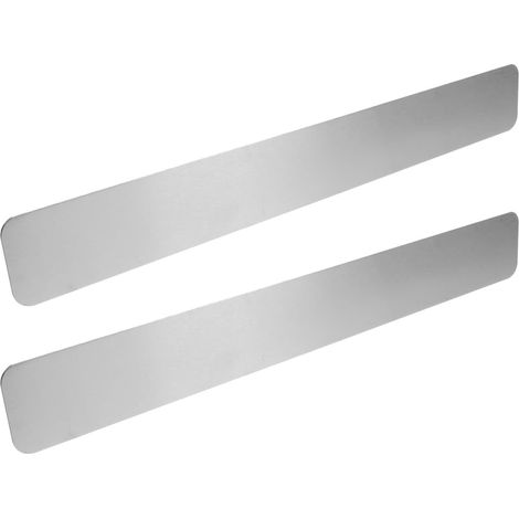 2 bandes magnétiques métalliques pour tableau d'affichage avec dos (1/5)
