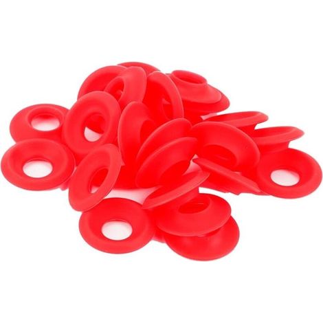 25Pcs Joints Grolsch en Silicone Rouge pour Swing Flip Top Bouteille Home Brew Bière Bouteille Joints Silicium Grolsch Cap Swing Top Bouteille Rondelle Joint (1/5)