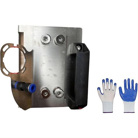 Support pour meuleuse d'angle pour la découpe de chanfreins à 45° pour carrelage, support de meuleuse d'angle, support fixe pour meuleuse d'angle (1/5)
