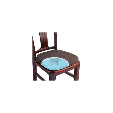 Coussin de chaise en mousse à mémoire de forme pour chaise de salle à manger, tissu tissé confortable, coussin de chaise de cuisine en forme de U de 40,6 cm, amovible et antidérapant (marron foncé) (1/5)
