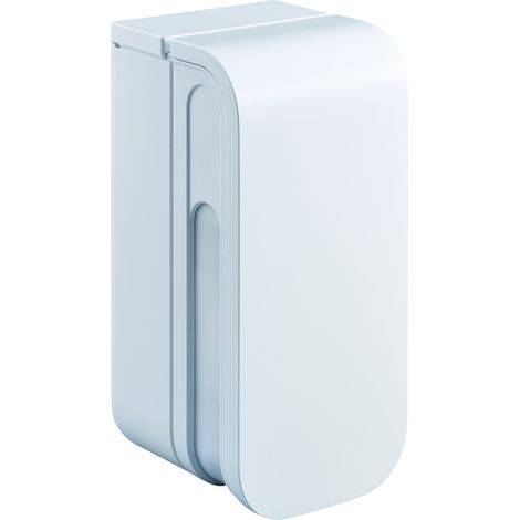 Delta Dore – Détecteur de mouvement extérieur radio DMF TYXAL+ – Portée 2x12m – Immunité animaux et végétation – Alarme sur coupure faisceaux