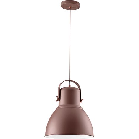 "Sospensione LEGEND in metallo bronzo con finiture rame 32 cm." (1/2)