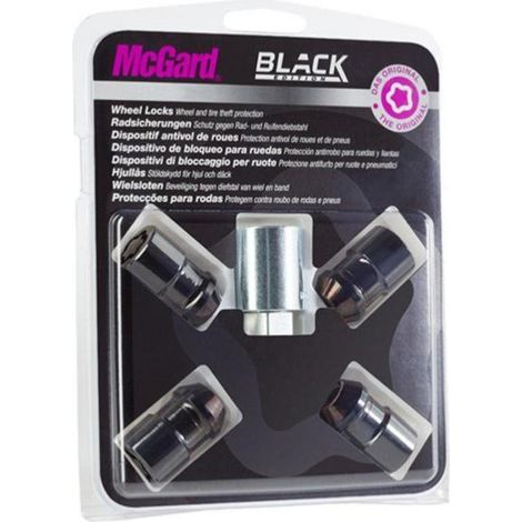 Lot de 4 écrous antivol de roues coniques 14x1.5 – Longueur 39.7mm – Clef 21-22 incluse – Protection efficace contre le vol – Mcgard