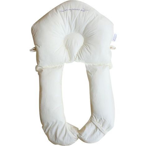 Oreiller pour bébé, oreiller latéral pour bébé, oreiller pour bébé afin de prévenir le syndrome de la tête plate, dimensions : 72 x 45 cm (1/4)