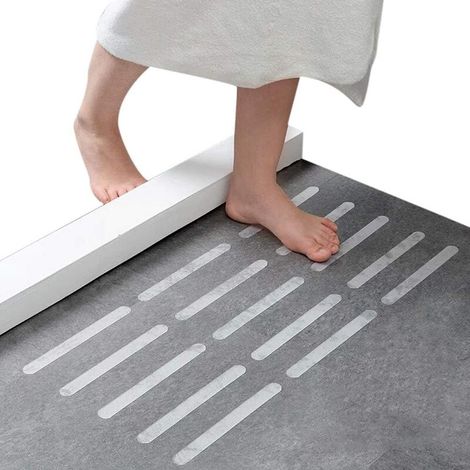 Packung mit 36 selbstklebenden Antirutschstreifen für Badewanne und Dusche (20 mm x 200 mm)