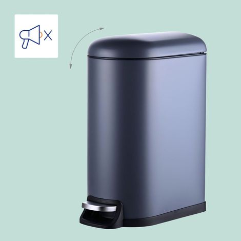 10 liter treteimer aus metall - mit soft close mechanismus und herausnehmbarem eimer