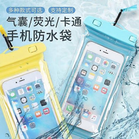 Aufblasbare, wasserdichte Handytasche mit schwimmendem Airbag, kompatibel mit Touchscreen-Handys, passend für u