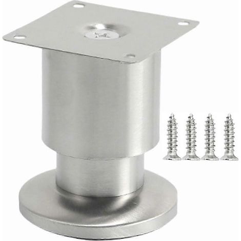 Pieds de support de lit réglables en hauteur, pieds de meubles robustes, pieds de rechange (80 mm) (1/5)