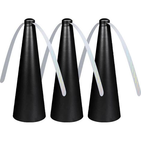 Ventilateur anti-mouches électrique – Lot de 3 – Répulsif à pales sans produits chimiques – Pour repas en extérieur – Barbaydos (1/4)
