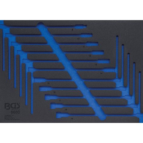BGS Insert de servante d'atelier 3/3 vide pour art. 8880