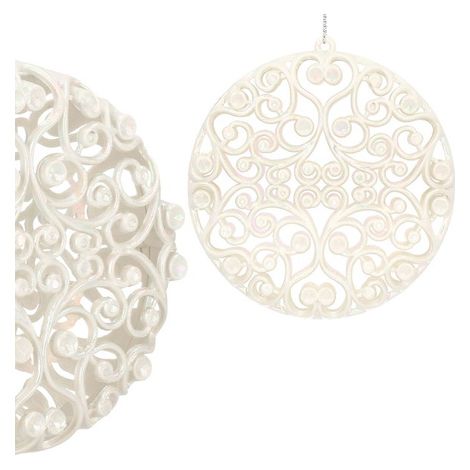 SPRINGOS pallina di plastica per albero di Natale da appendere 9 cm ciondolo albero di Natale 1 pezzo