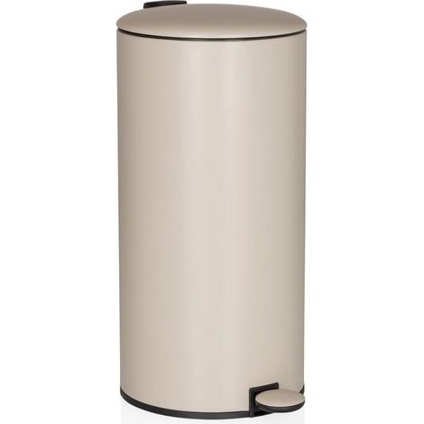 [NEUWERTIG] B-Ware hjh OFFICE Mülleimer rund 30 Liter, Treteimer mit Deckel, Softclose CLEAN Ste178 (1/2)
