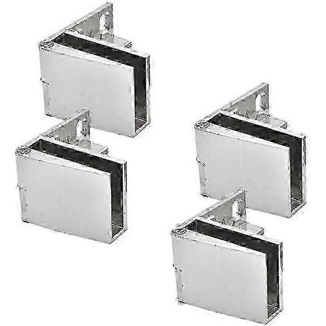 Charnières pour portes vitrées (lot de 4) Charnières pour portes vitrées Charnières pour vitrines Charnières pour présentoirs en verre - lB (1/5)
