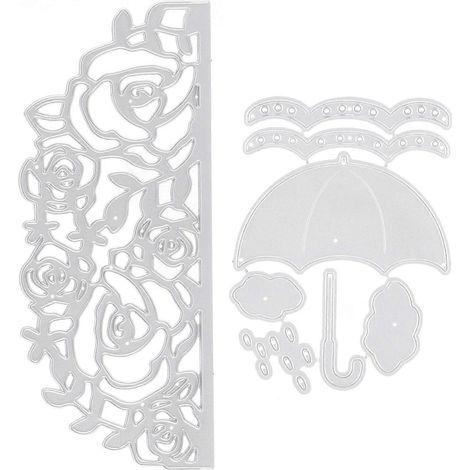 Matrice de découpe en métal robuste, durable et très adaptable pour la décoration d'albums photo et de loisirs créatifs en papier (1/4)