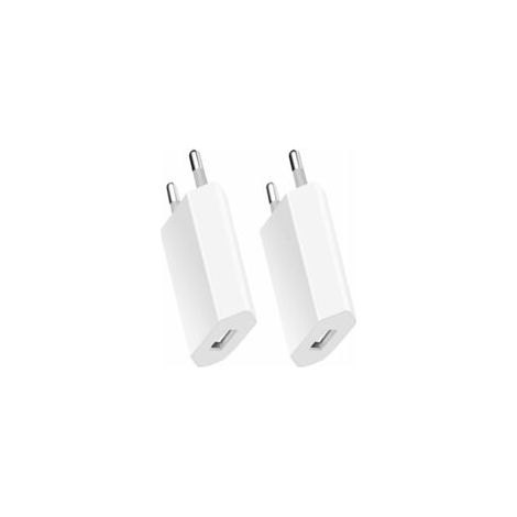 Confezione da 2 caricabatterie per iPhone. Caricabatterie rapido USB universale/adattatore CA per caricabatterie da parete USB, compatibile con iPhone, Apple Pixel, Nexus, Huawei, Xiaomi, HTC, Sony, L
