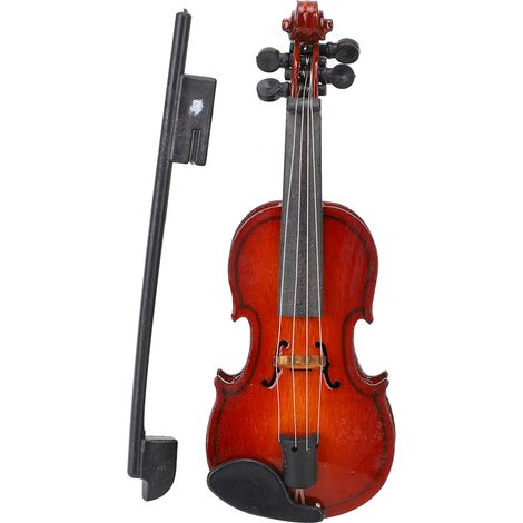 Violon en Tilleul Aimant Frigo 3D Décoratif Ornement Forme Violon Autocollant Réfrigérateur Accessoire (1/5)