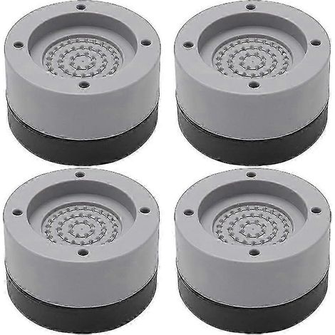 Patins amortisseurs de vibrations pour machine à laver, 4 pieds antidérapants (1/4)