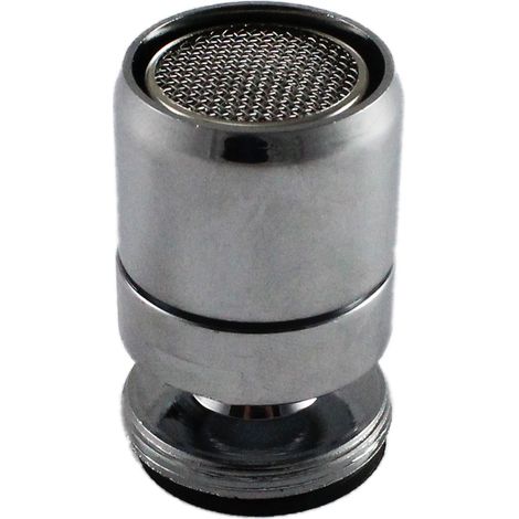 CIS atomizador macho 24/100 c/rotula , Atomizador grifo macho 24/100 00706. - Tamaño: 24 mm. - Rotula giratoria. - Red interior de acero inoxidable - Fabricado en latón cromado. - (1/4)