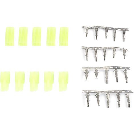5 Paires Connecteurs Mini Tamiya Non Câblés pour Batteries RC NiMH (1/5)