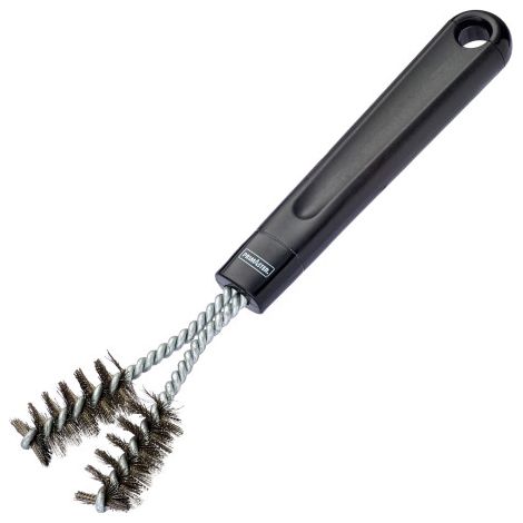 Primaster Grillbürste zweiseitig Stahl 28 cm Grillbürste