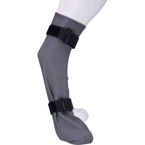 Calza protettiva in silicone grigio: M: 8cm/35cm