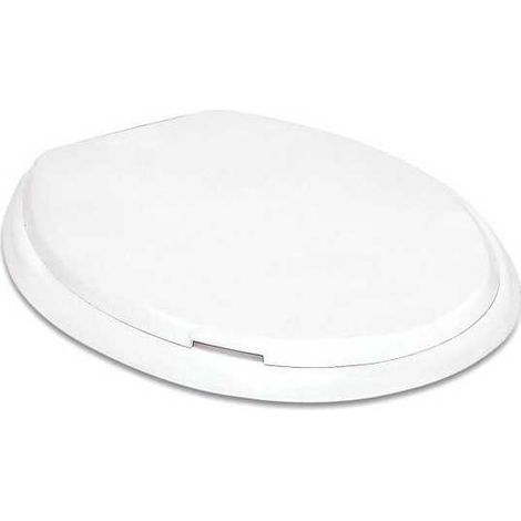 Asiento de inodoro Gabbiano de plástico blanco Stefanpl