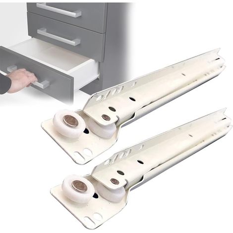 Quincaillerie pour meubles Coulisses de tiroir métalliques tiroirs (20 (1/5)