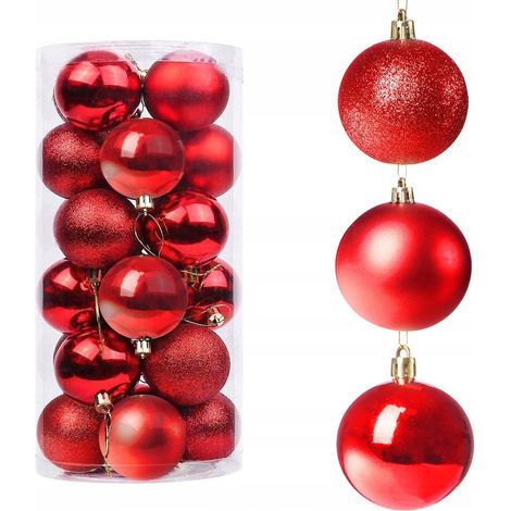 PALLINE DI NATALE INDESTRUTTIBILI 4cm SET 20pcs