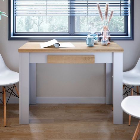 Tavolo Allungabile Paestum, 4 Posti, Allungabile, 110x50x79h cm Bianco Opaco (1/5)