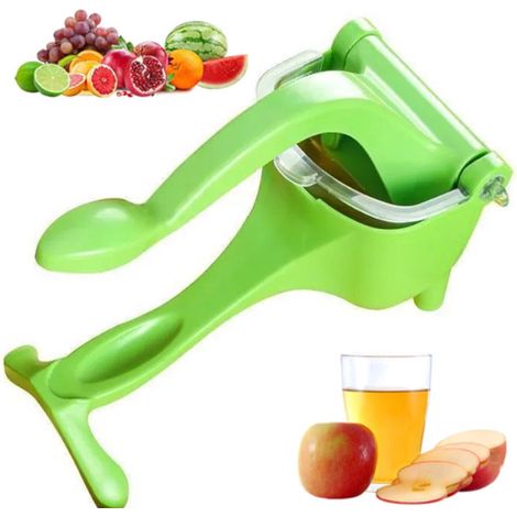 Presse-agrumes manuel - Design simple - Pour citrons, citrons verts et oranges - Idéal pour la cuisine et le bar - Vert - 1 pièce (1/5)