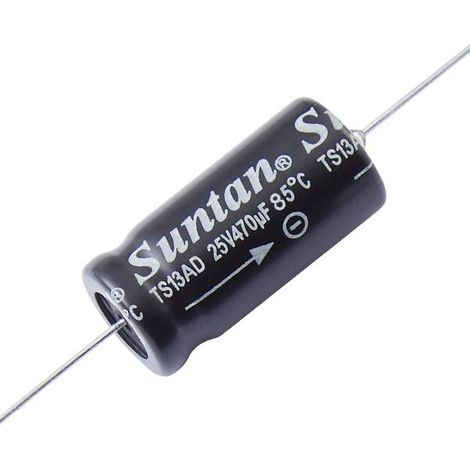 Condensatore elettrolitico Suntan TS13AE1J472MSB000R 4.700 µF 63 V 0.2 % (Ø x L) 43 mm x 25 mm 1 pz. assiale