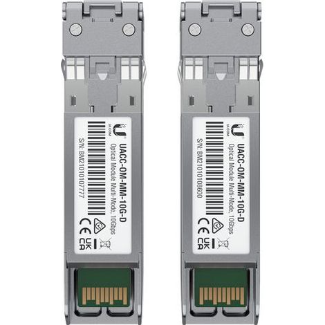 Módulo Fibra SFP MultiModo UBIQUITI UACC-OM-MM-10G-D-2